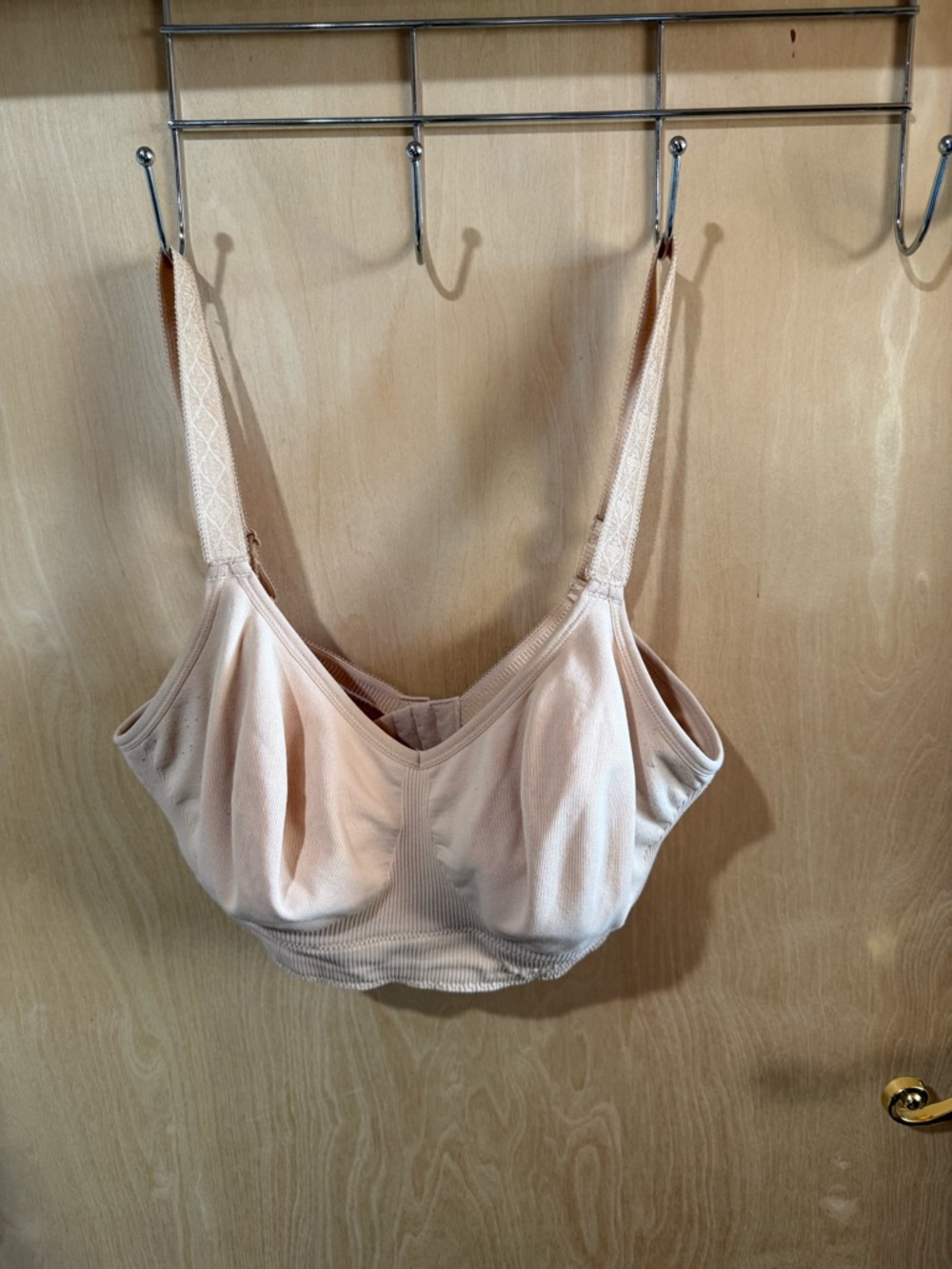 Sugar Candy Nude Wireless Comfort Bra with Adjustable Straps